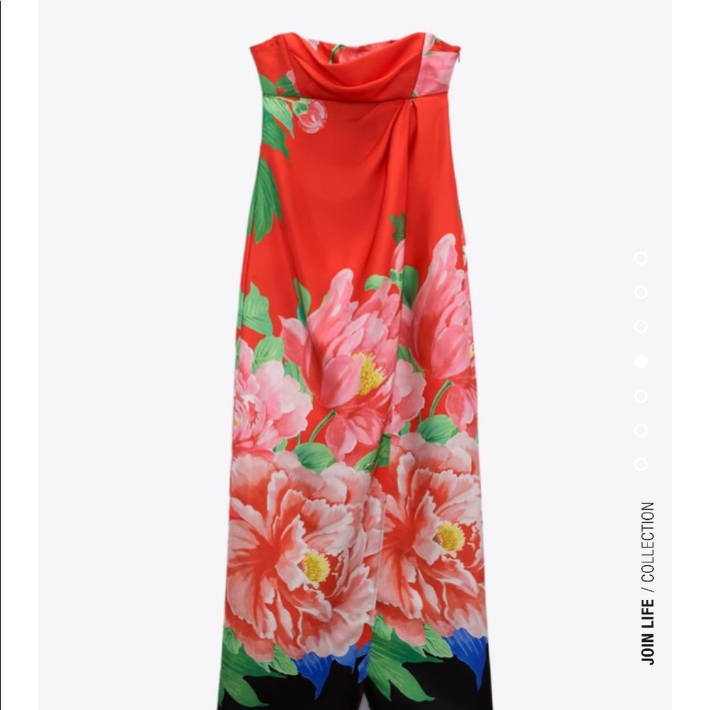 Floral Zara strapless maxi dress host pick 🥳❤️🥳😆